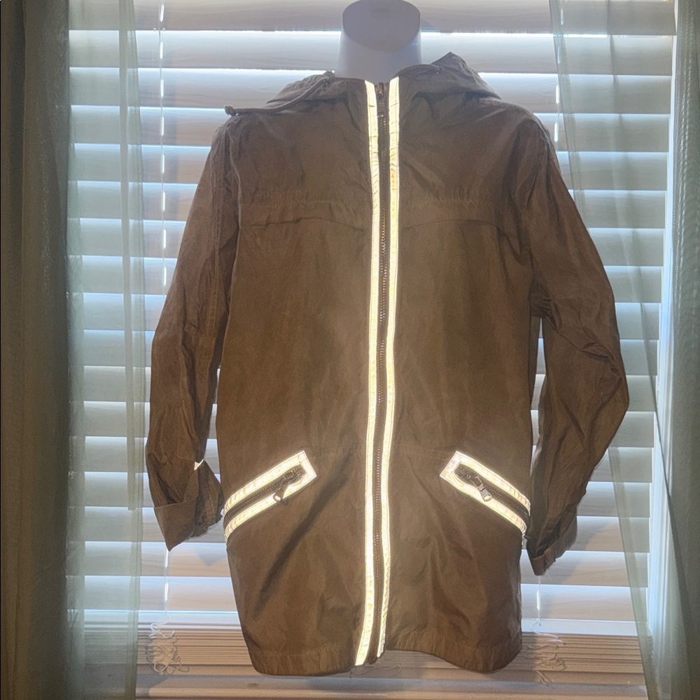 Fillmore American Rock reflective khaki windbreaker size M